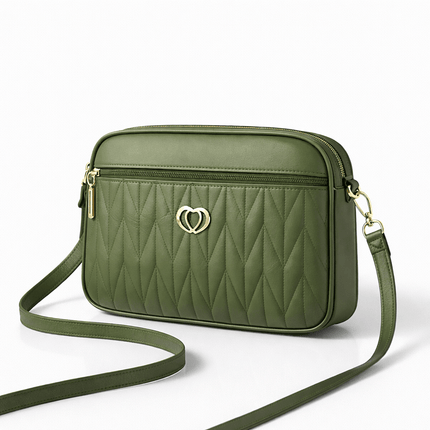 Dames Crossbodytas met Gewatteerd Voorpaneel