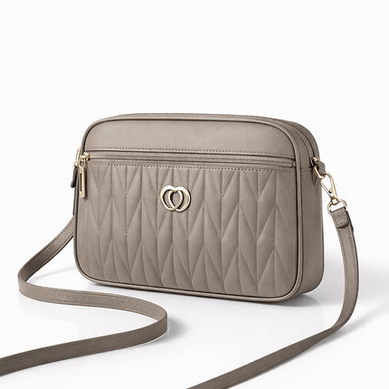 Dames Crossbodytas met Gewatteerd Voorpaneel
