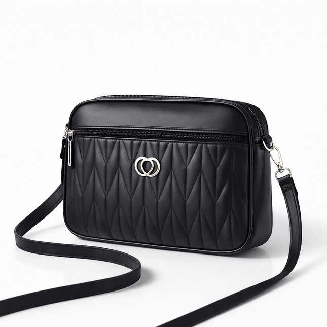 Dames Crossbodytas met Gewatteerd Voorpaneel